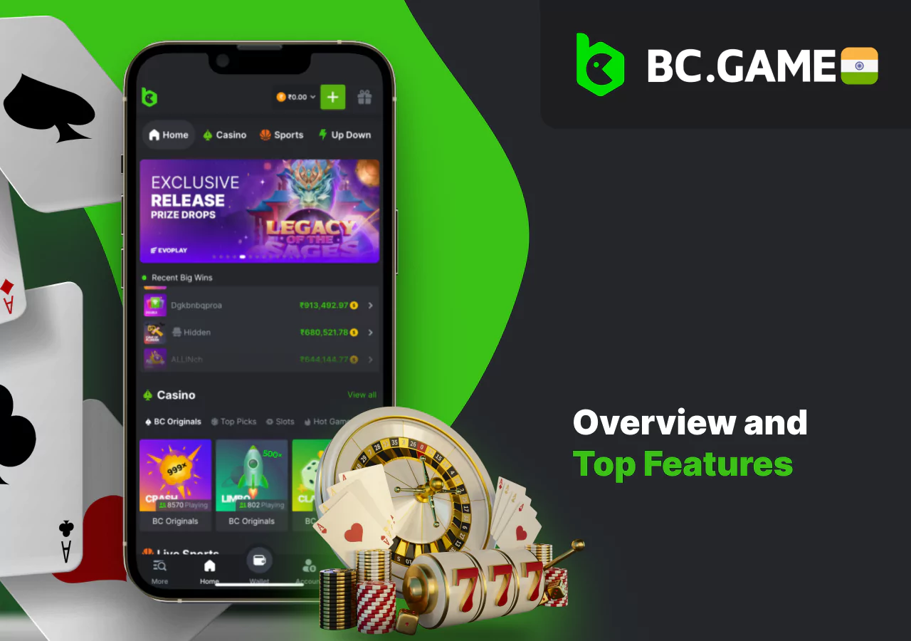Features of online casino betting platform